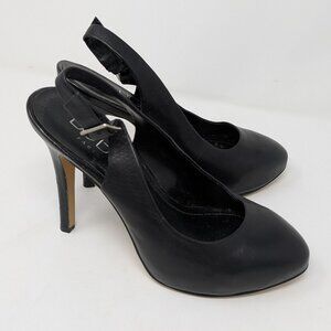 BGBG Black Platform Heel Strap, Size 8